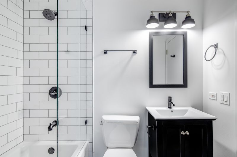 Bathroom with Matte Black Fixtures